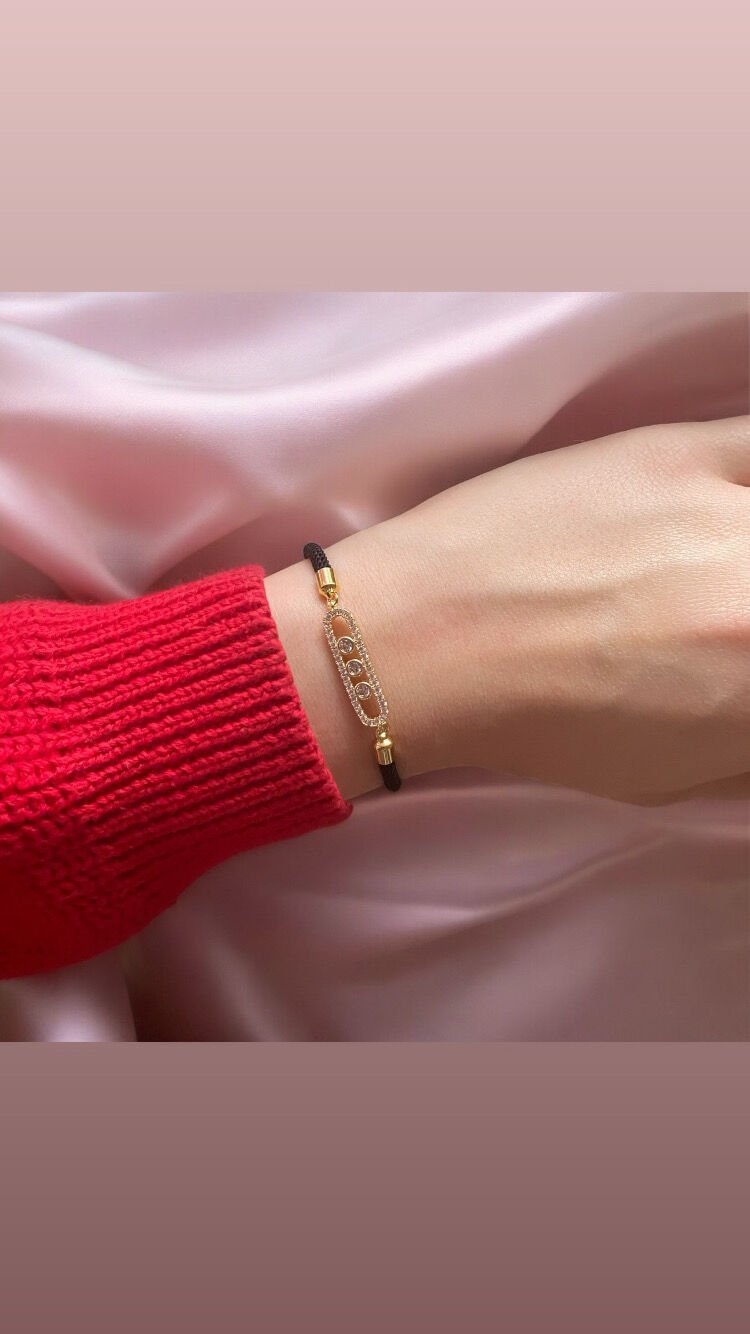 Gold Taşlı Bileklik