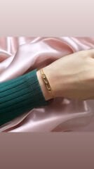 Gold Taşlı Bileklik