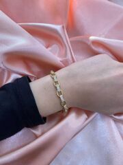 Yuvarlak Taşlı Bileklik