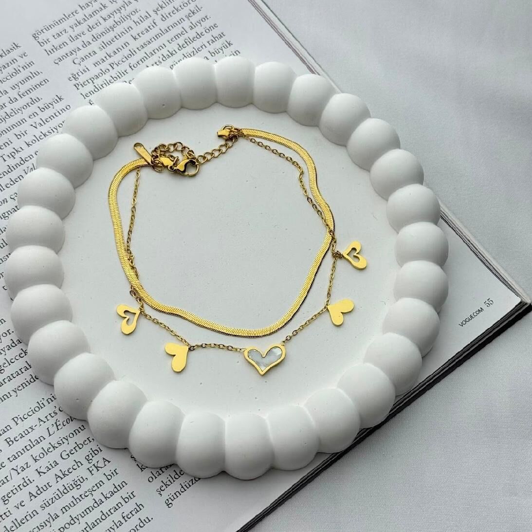 Gold 2 Li Kalpli Halhal