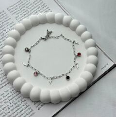 Renkli Taşlı Halhal