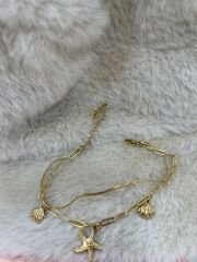 Gold Deniz Yıldızlı Bileklik