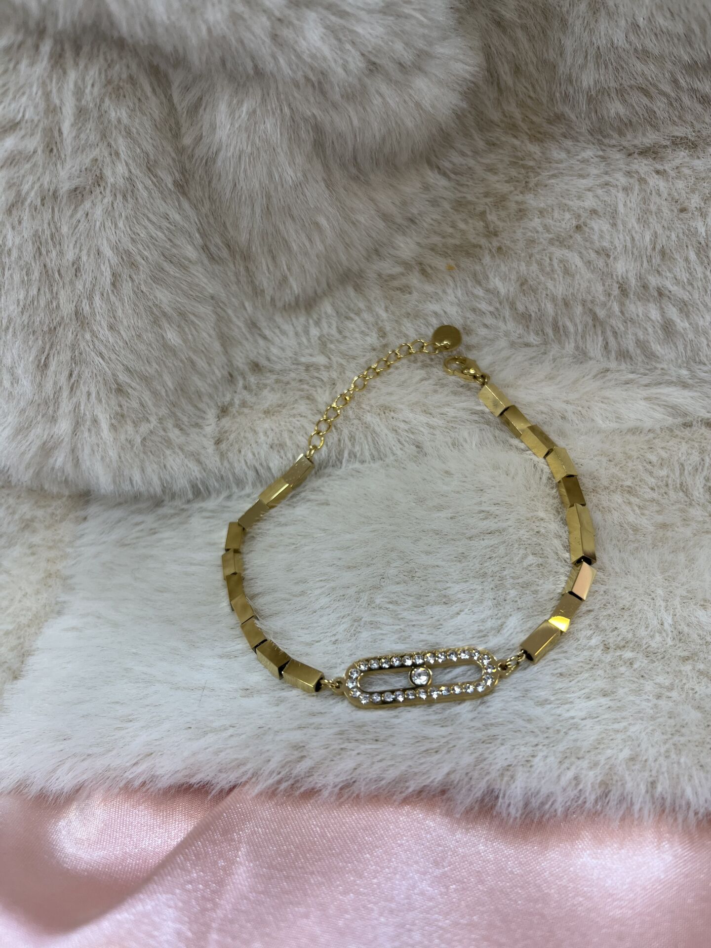 Gold Taşlı Bileklik