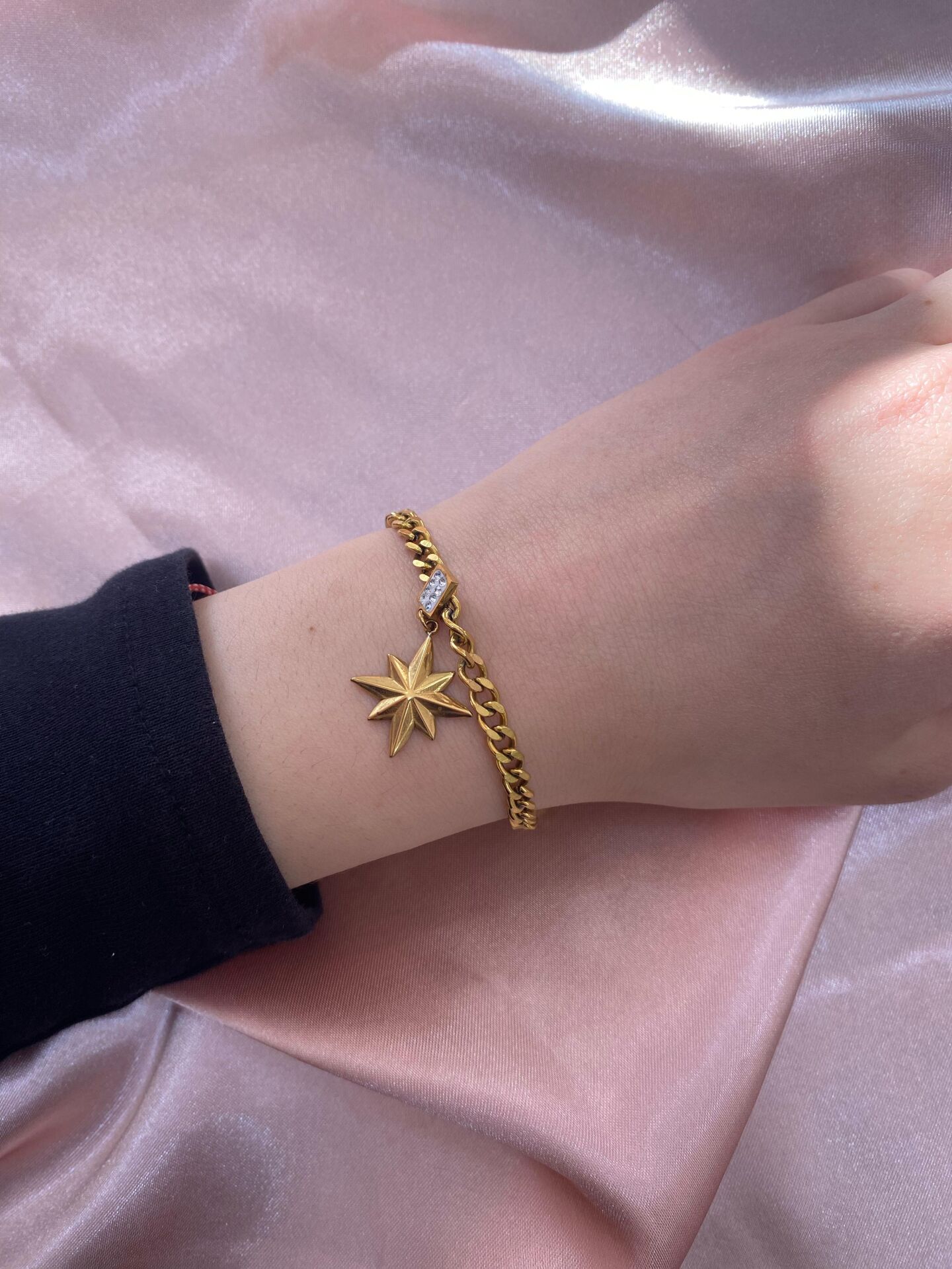 Gold Kutup Yıldızlı Bileklik