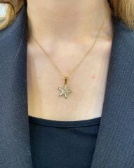 Gold Deniz Yıldızlı Kolye