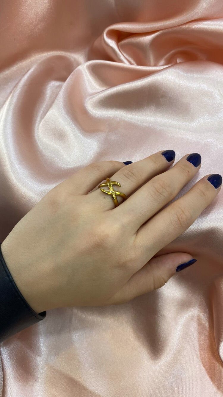 Gold Sade Yüzük
