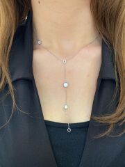 Sedef Taşlı Y Kolye