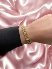 Özel Seri Kalın Sade Bileklik