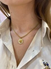 Gold Yıldız Kolye